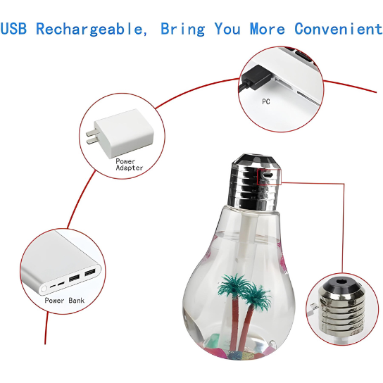 Usb Bulb Air Humidifier