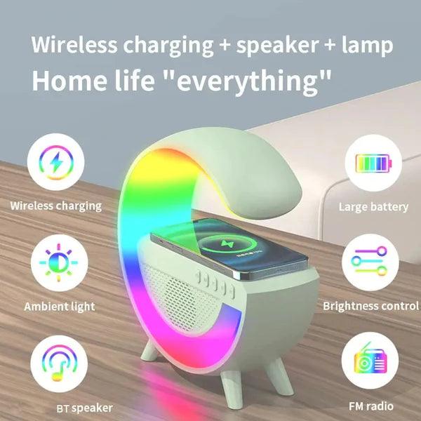 G500: Wireless Charging Desk Lamp with Speaker - CrowdMart